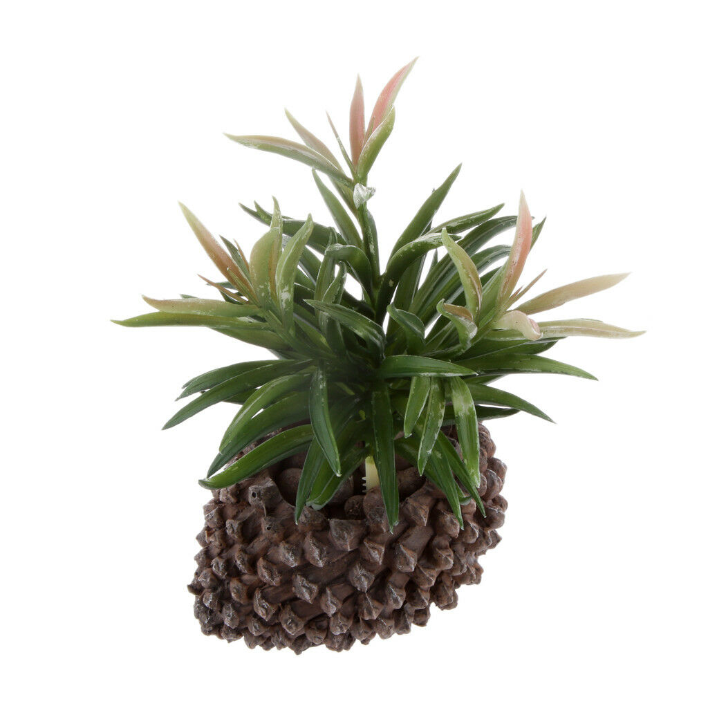 Artificial Succulent Real Touch 3-Bunch Green Leaf Plant Foliage Home Decor
