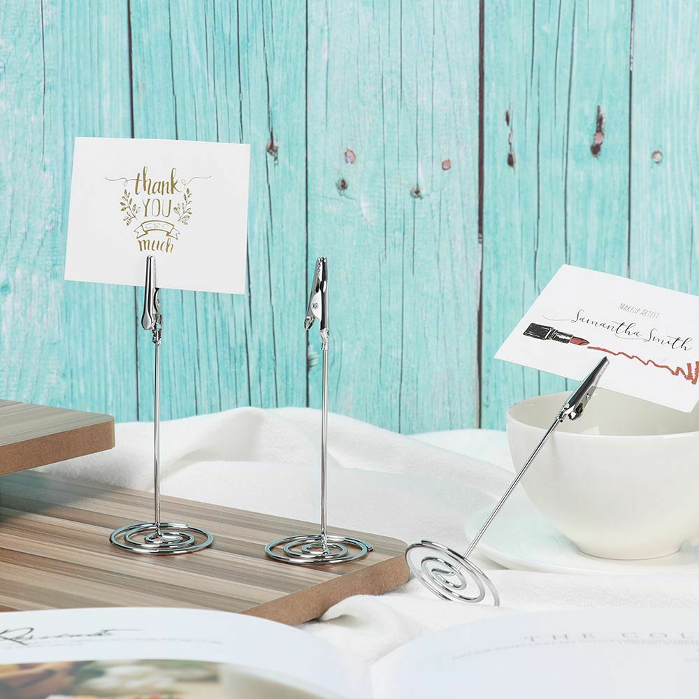 Wedding Supplies Table Numbers Holder Place Card Photos Clips Clamps Stand