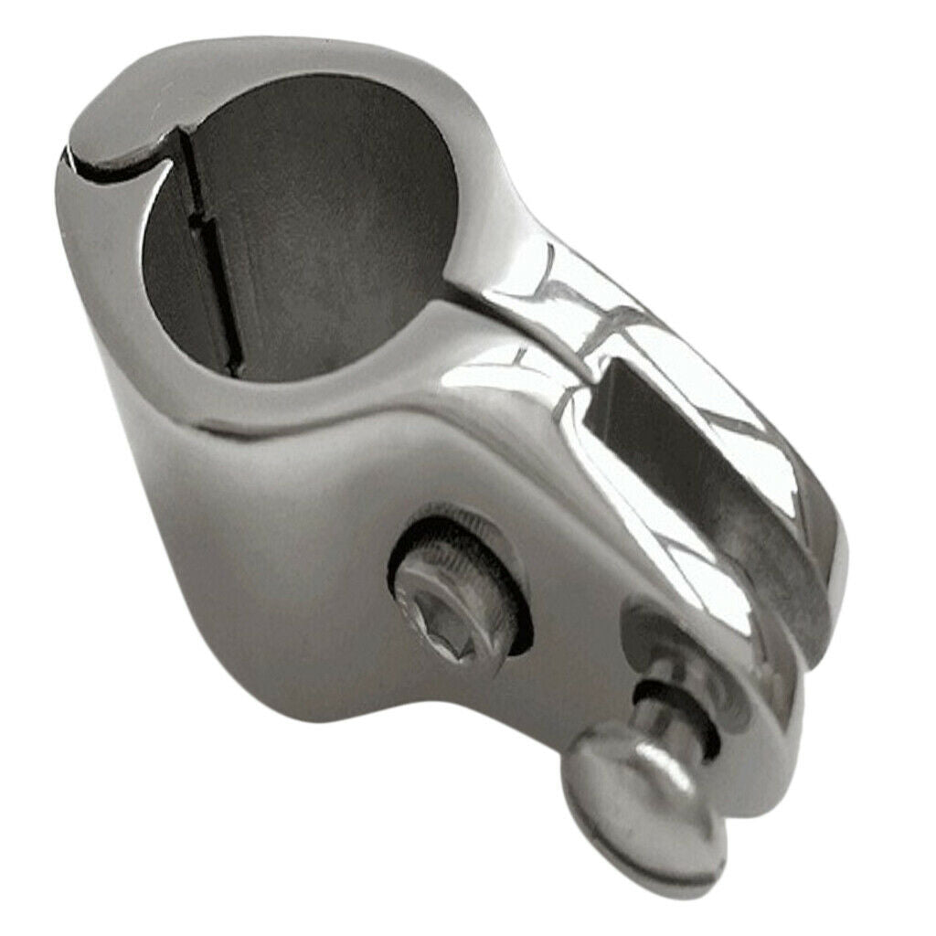 0.87" inch Boat Cover Tube Knuckle Clamp - Marine 316 Grade Stainless Steel