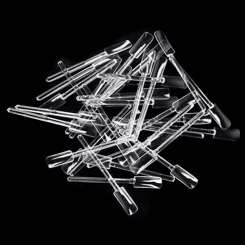32 Tips   Sticks Nail Art Clear Tips Display Stand Nail Polish Training ToDD