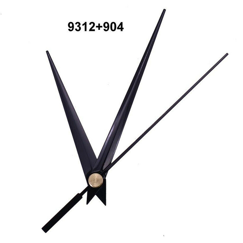 Quartz Wall Clock, Movement, Black Hands Mechanism, Repair Spare Parts Kit