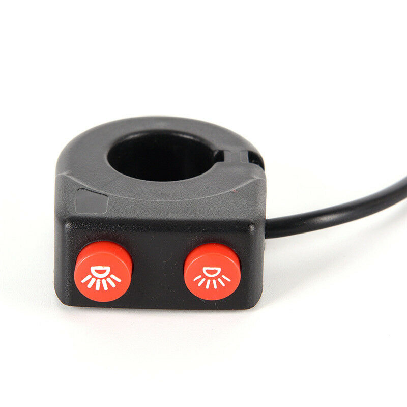 7/8'' Motorcycle Bike Handlebar On Off Button Head Spot Fog Light Switc.l8