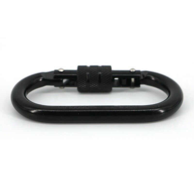 Locking Climbing Carabiners Clip Heavy Duty 25KN Industrial Lock Carabiners J5F7