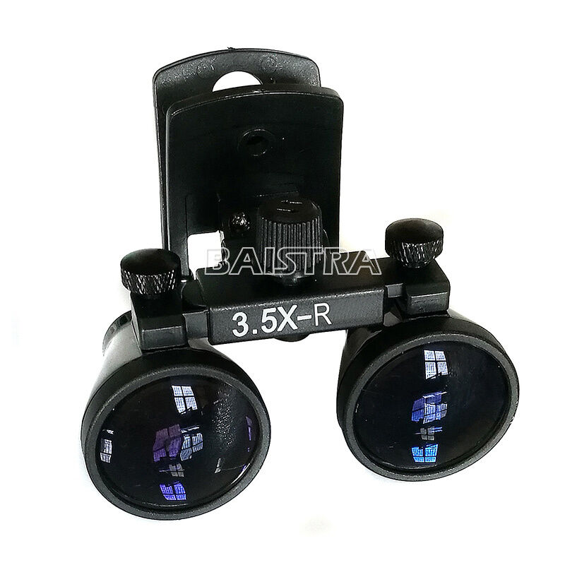 3.5X-R Dental Surgical Magnifying Loupes Binocular Glass Magnifier Clip Type