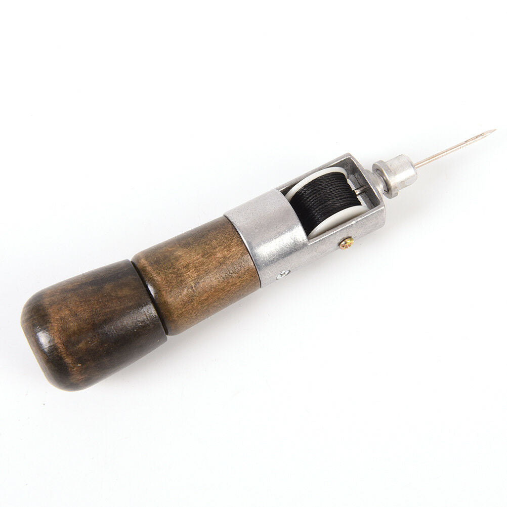 Leather Hand Single Stitch Sew Sewing Awl Tool Kit Needl Stitching With BDAU