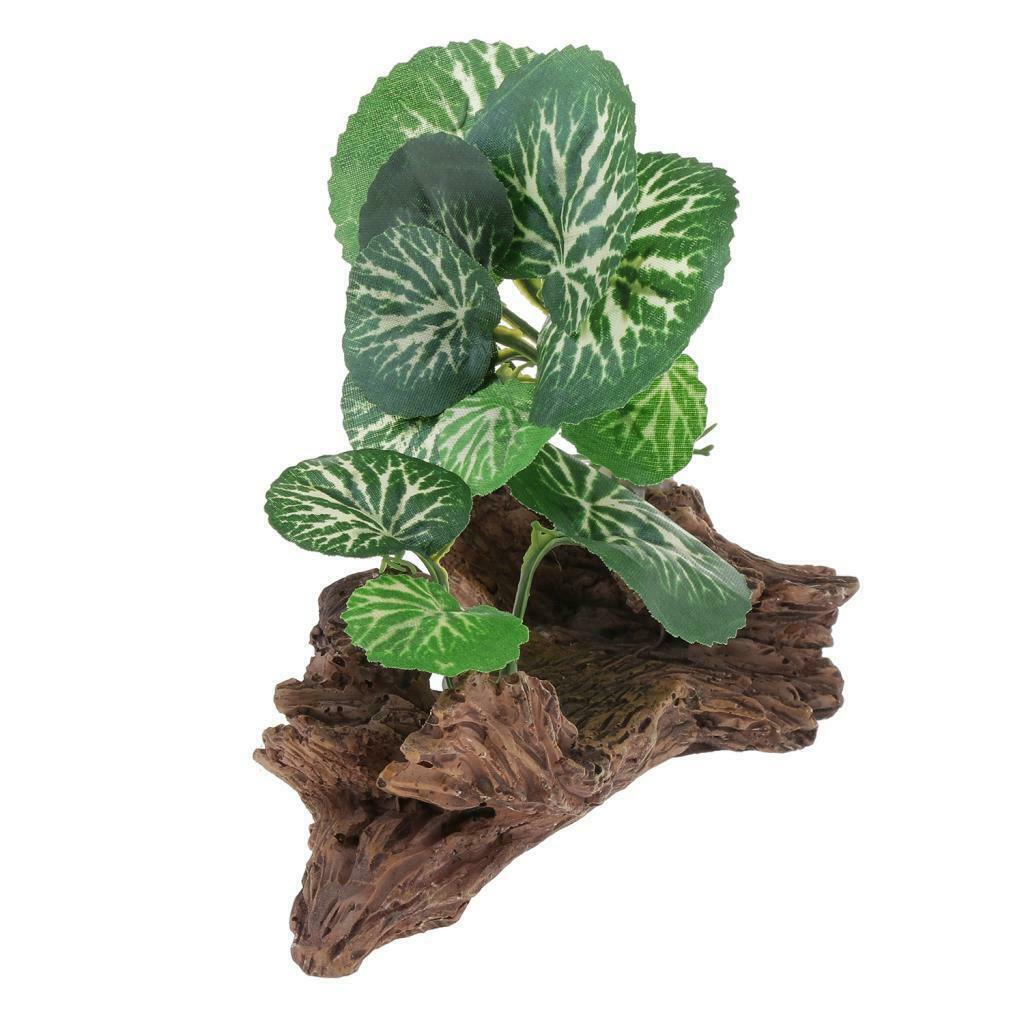 2x Reptile Grass Plants Underwater Plants For Reptile Lizards Fish Tank