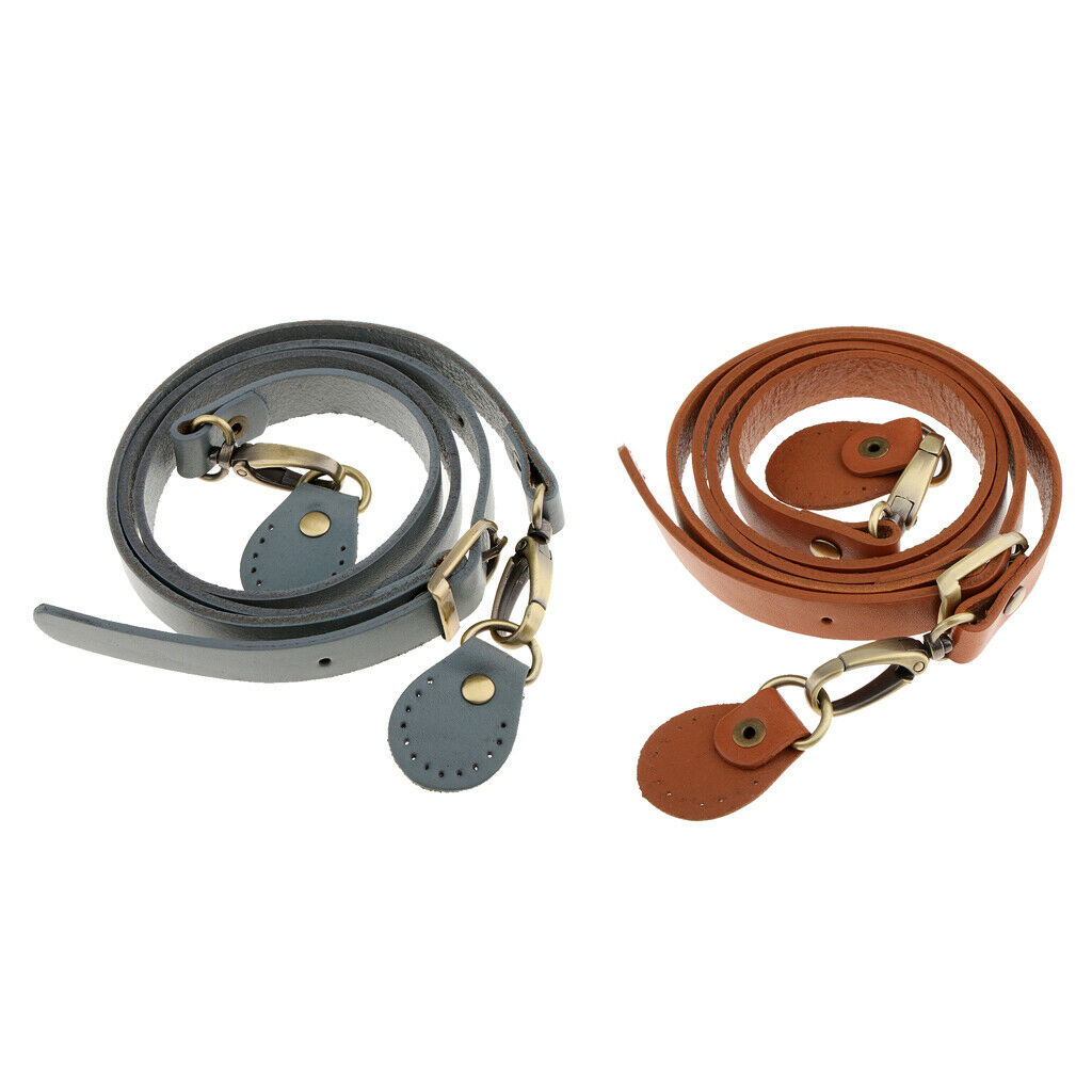 2x Adjustable Shoulder Strap for  Leather Replacement Shoulder Strap