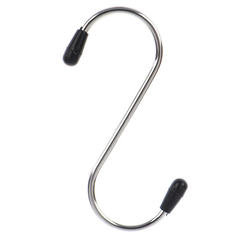 4pcs/lot  Metal S Shaped Hooks Bathroom Kitchen Hooks Stainless Steel Hoo.l8