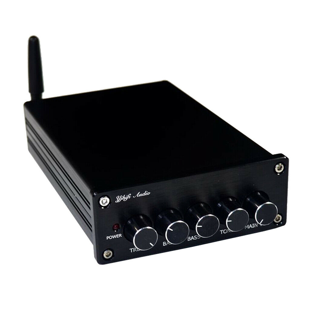 Bluetooth Stereo Audio Amplifier, Mini Hi-Fi Class D Integrated Amp 2.1CH for