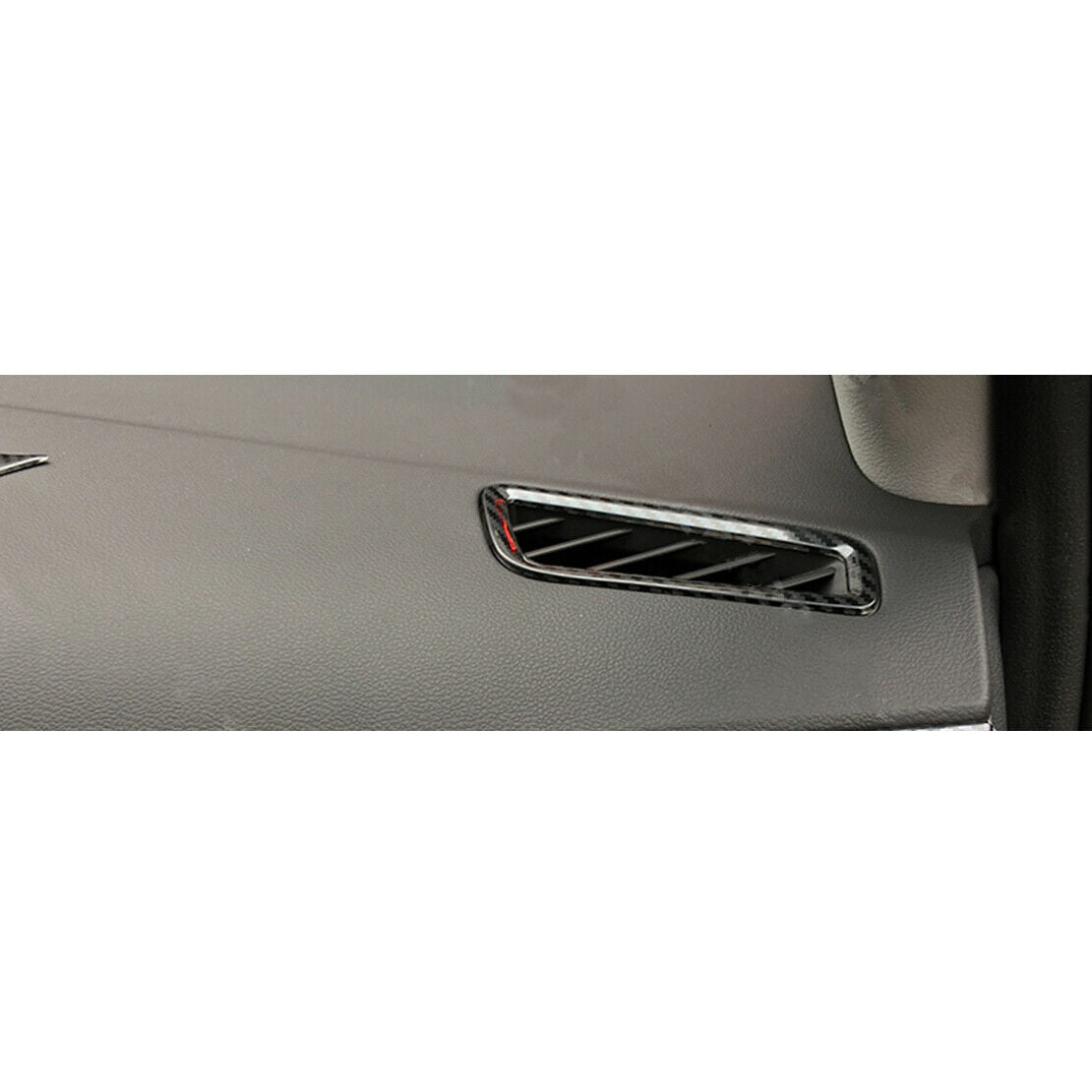 2x Carbon Fiber Style Upper Air Vent Cover Panel Fit For Hyundai Elantra 16-18