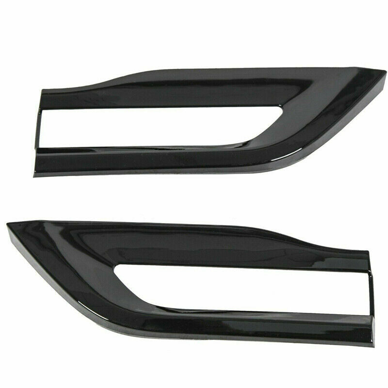 4x Gloss Black Tail Light Lamp Cover Trim Bezel Fits 2014-20 Jeep Grand Cherokee