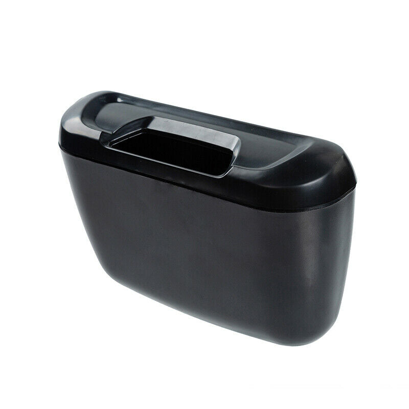 Black Auto Car Home Waste Trash Rubbish Bin Can Storage Holder Garbage Dust Box