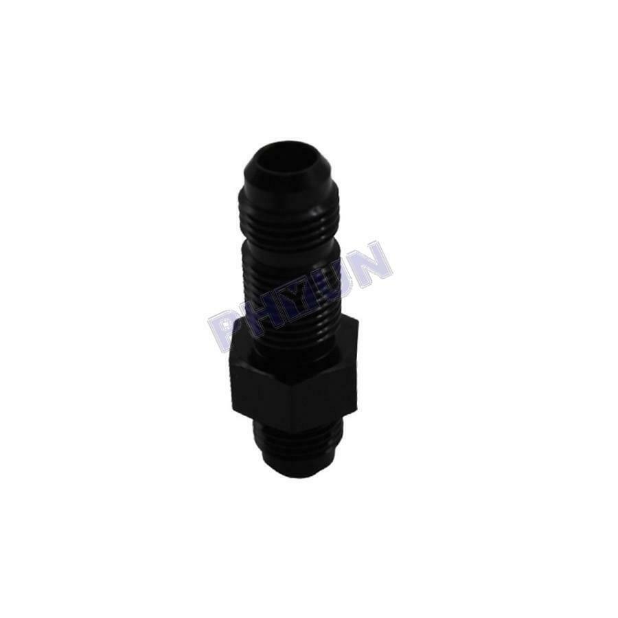 2 x AN6 (6AN) Male to Male Straight Bulkhead Fitting w/ Nut Fitting Adapter