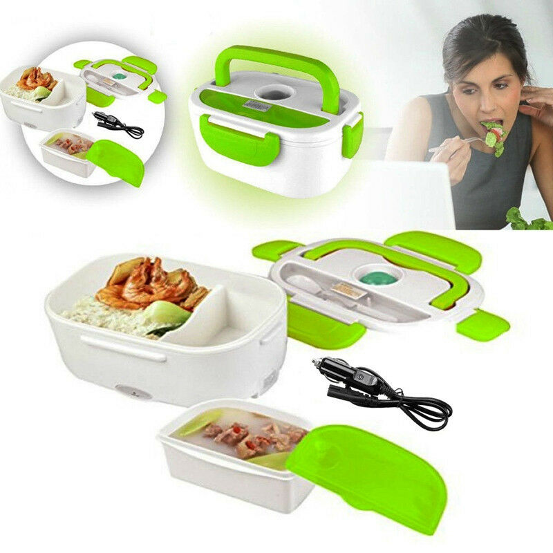12V Portable Electric Heating Lunch Box Meal Heater Rice Dinner Food Container