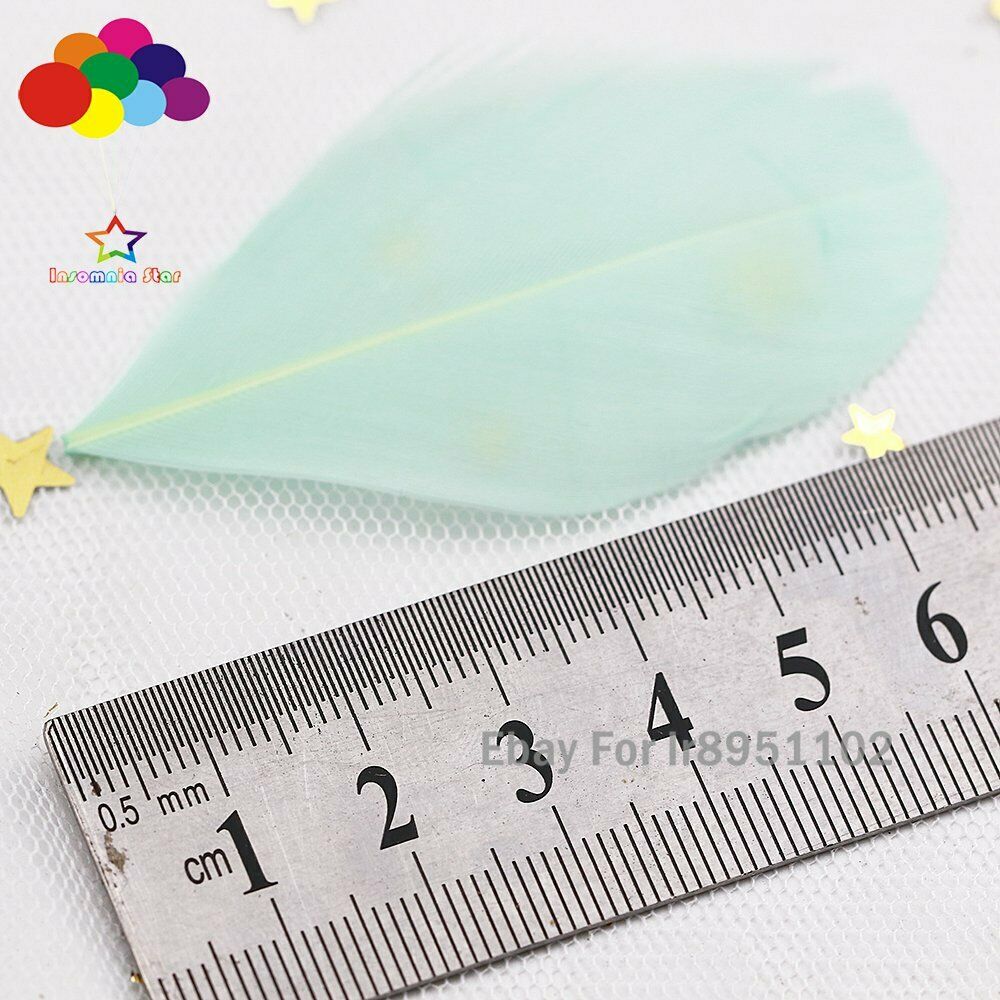 Mint DIY High Quality 100 pcs 5-7 cm Goose feather for Decor Accessories Craft