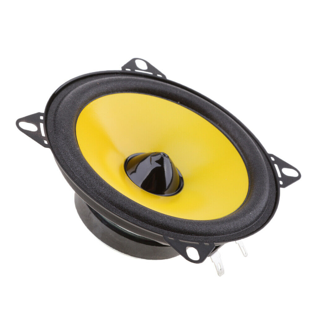 2 Pieces Replacement Coaxial Car Automotive Audio Speaker 4'' 60w 2-way