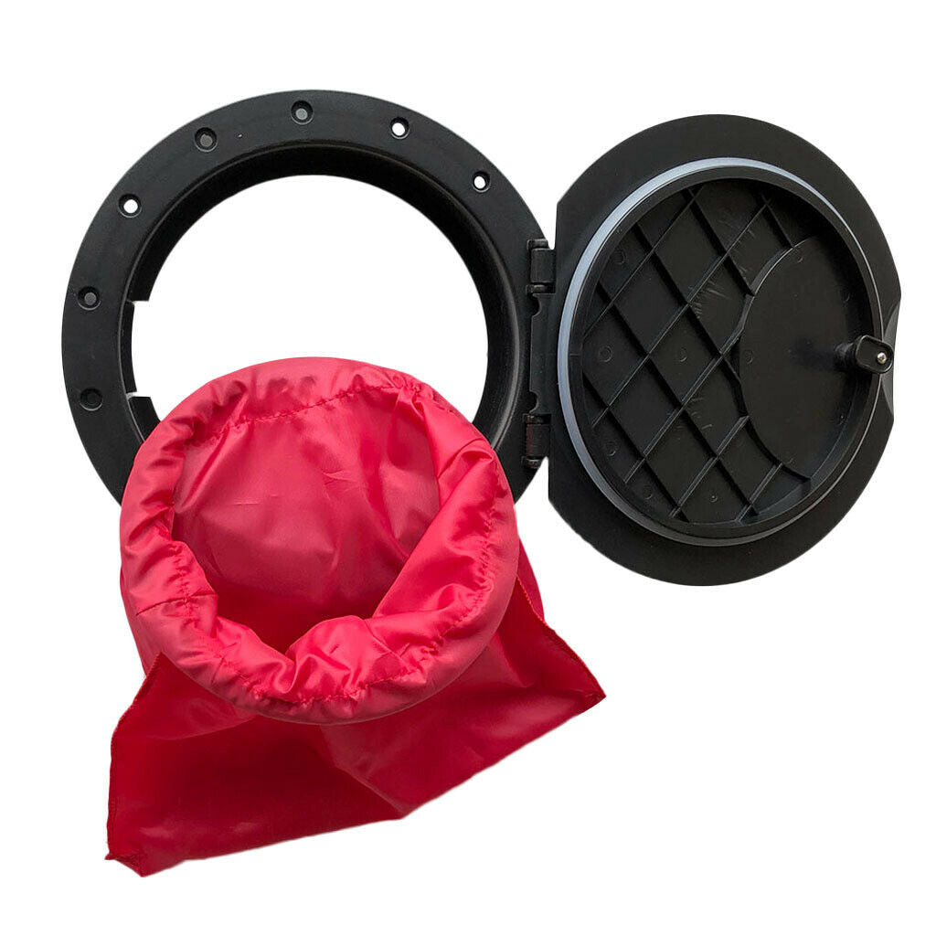 11" Deck Plate Boat Kayak Canoe Storage Bag Hatch Cover Kit Accessories 28cm