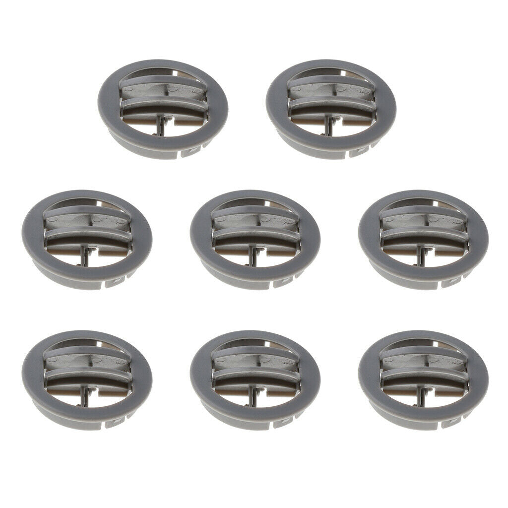 8 Pack Of Universal Car Trailer Yacht Interior Round A/C Air Vent Outlet
