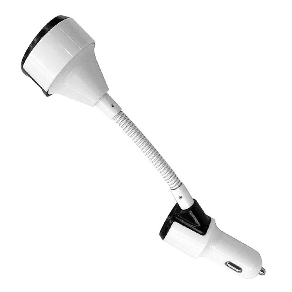 Wireless Bluetooth Car MP3 FM Transmitter Radio Dual USB Fast Charger White