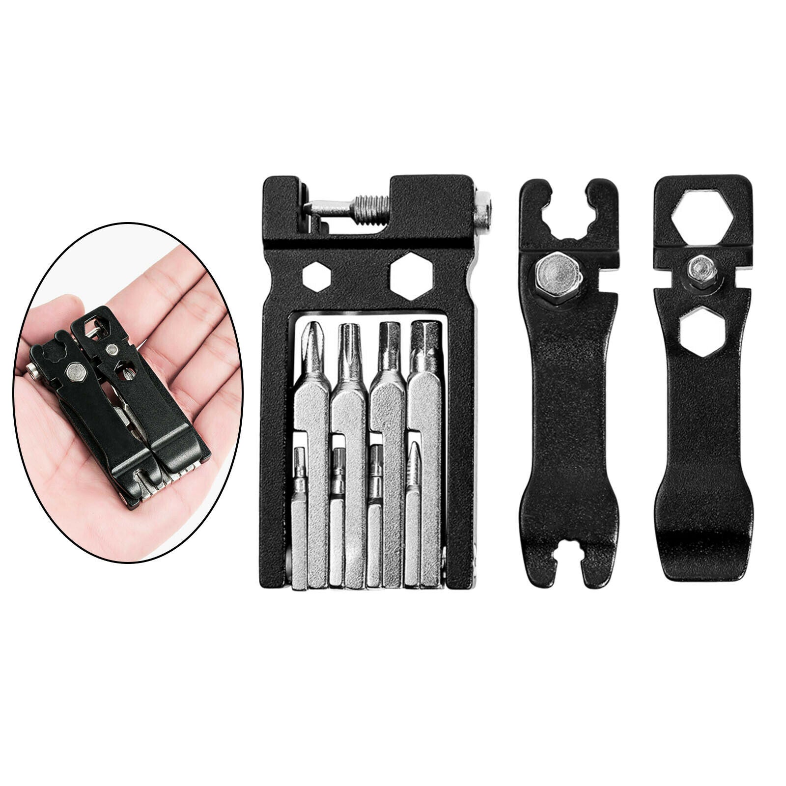 Bicycle Spoke Wrench Disc Brake Chain Alignment Wrench MTB Repair Tool