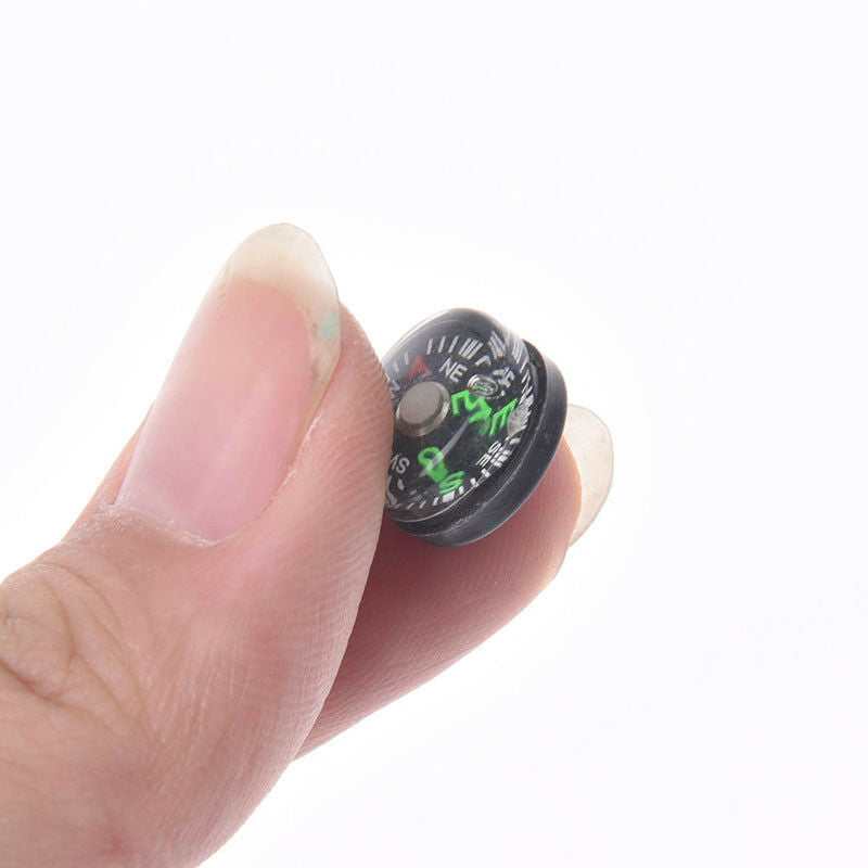 12pcs 12mm compasses portable handheld outdoor emergency survival compass _WF