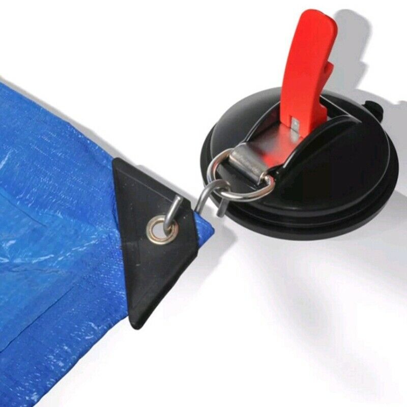 Vacuum Suction Cup Anchor with Fixed Hook Suction Cup Hook for Heavy-Duty Car U4