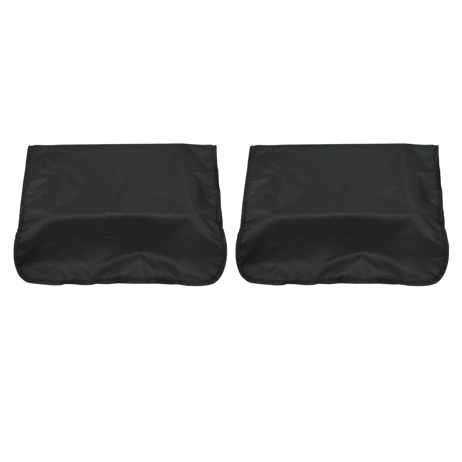 2x Barber Chair Back Covers Salon Beauty Professional Protective Cover Black