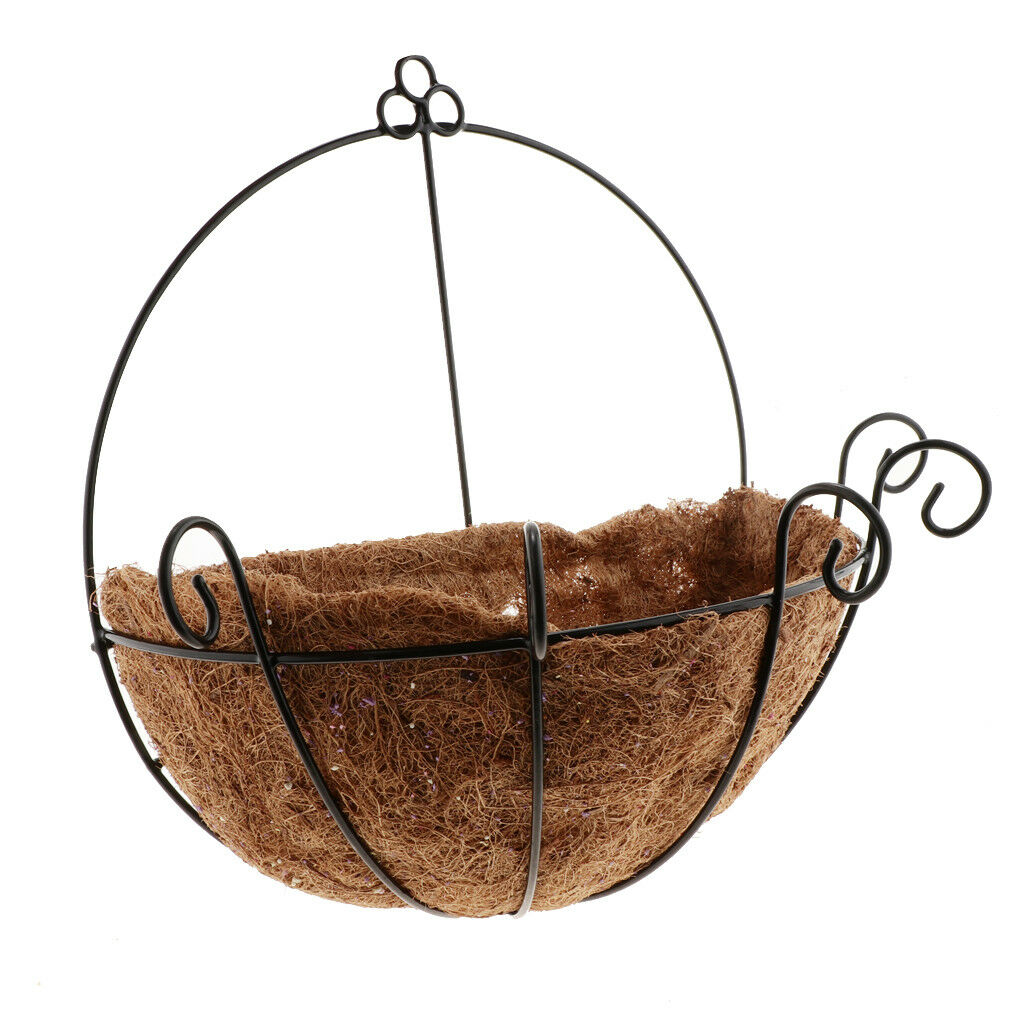 Hanging Flower Pot Basket Liner for Indoor/Outdoor Garden Balcony Decor M