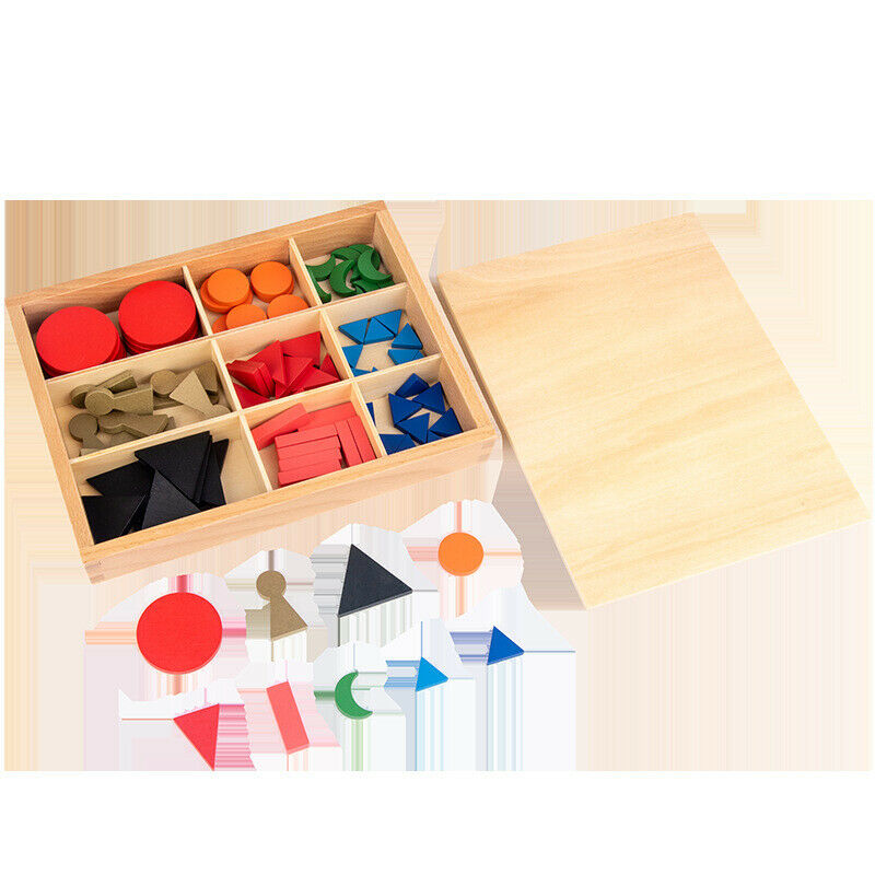 Montessori Basic Wooden Wooden Grammar Symbols Box Early Learning Teaching Toys