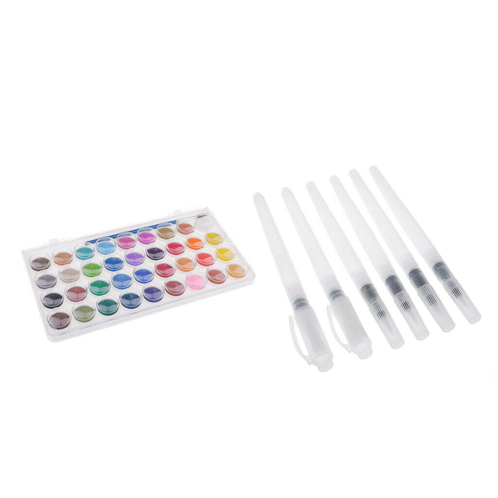 Portable Solid Water Color Paint Watercolor Pigment Set Artists Supply Tool