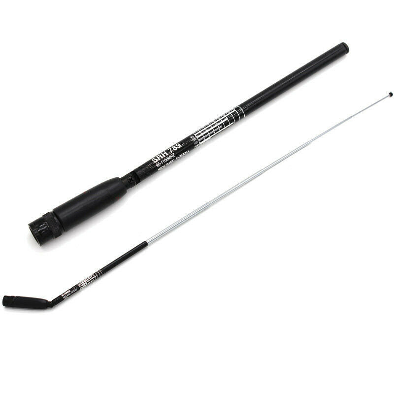 SRH789 BNC 95-1100MHz Wide Band Foldable Telescopic Antenna for ICOM Kenwood