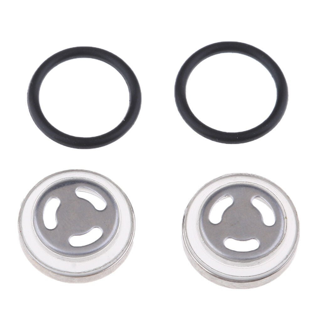18mm Motorcycle Brake Master Cylinder Reservoir Sight Mirror Rubber Gasket