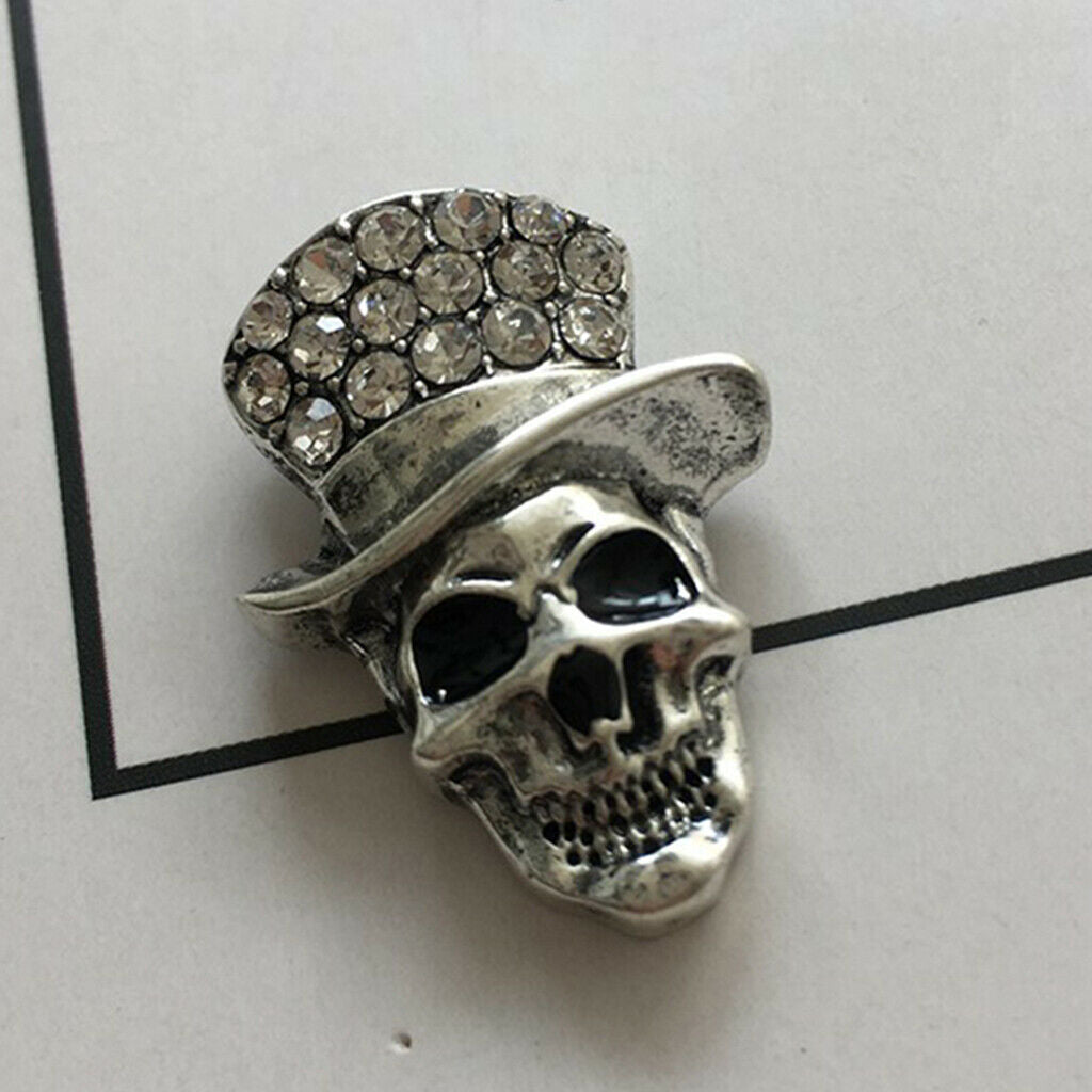 Skeleton Lapel Pins Brooches Fancy Dress Collar Pin Clothing Accessory
