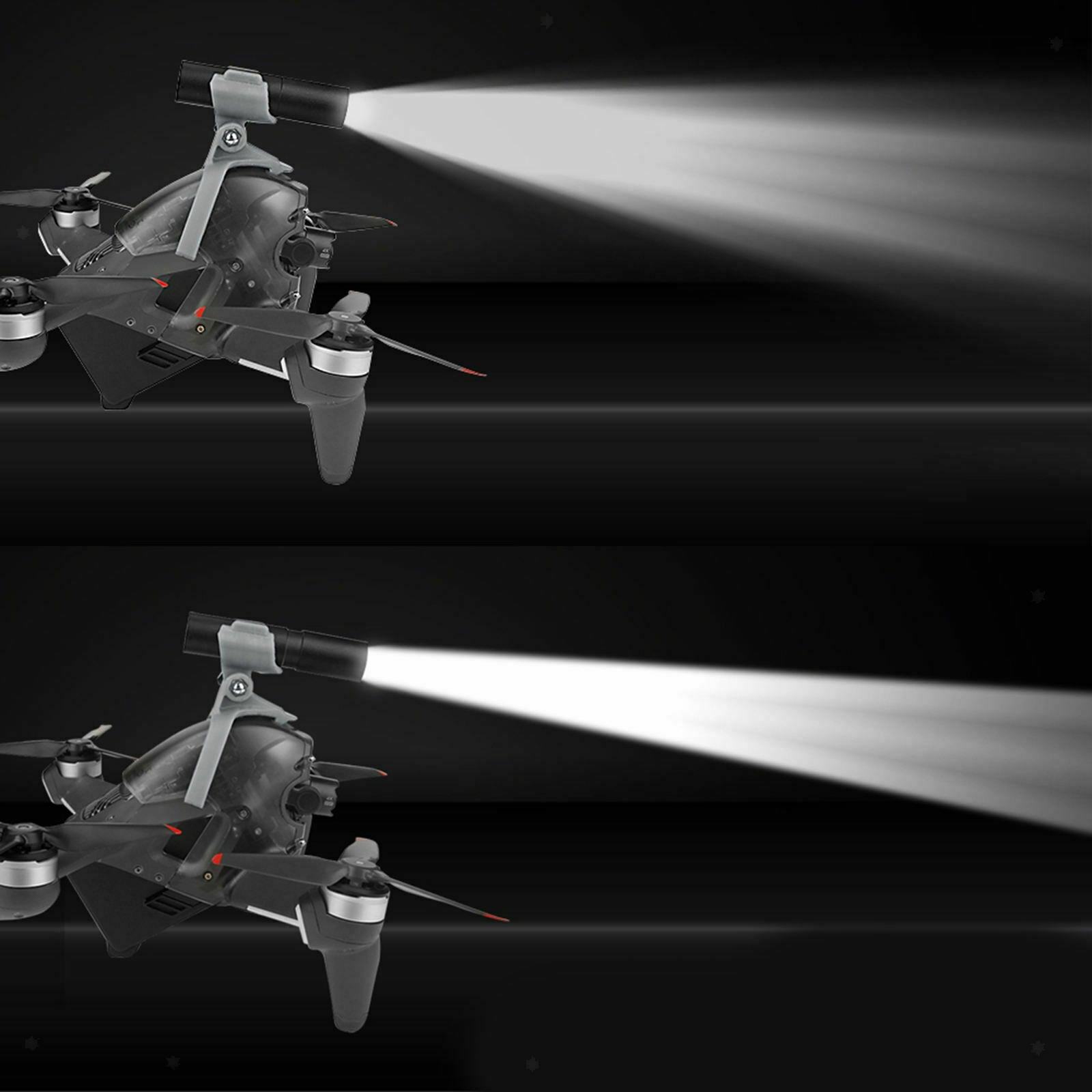 Rechargeable Drone LED Night Light Searchlight Holder for DJI FPV