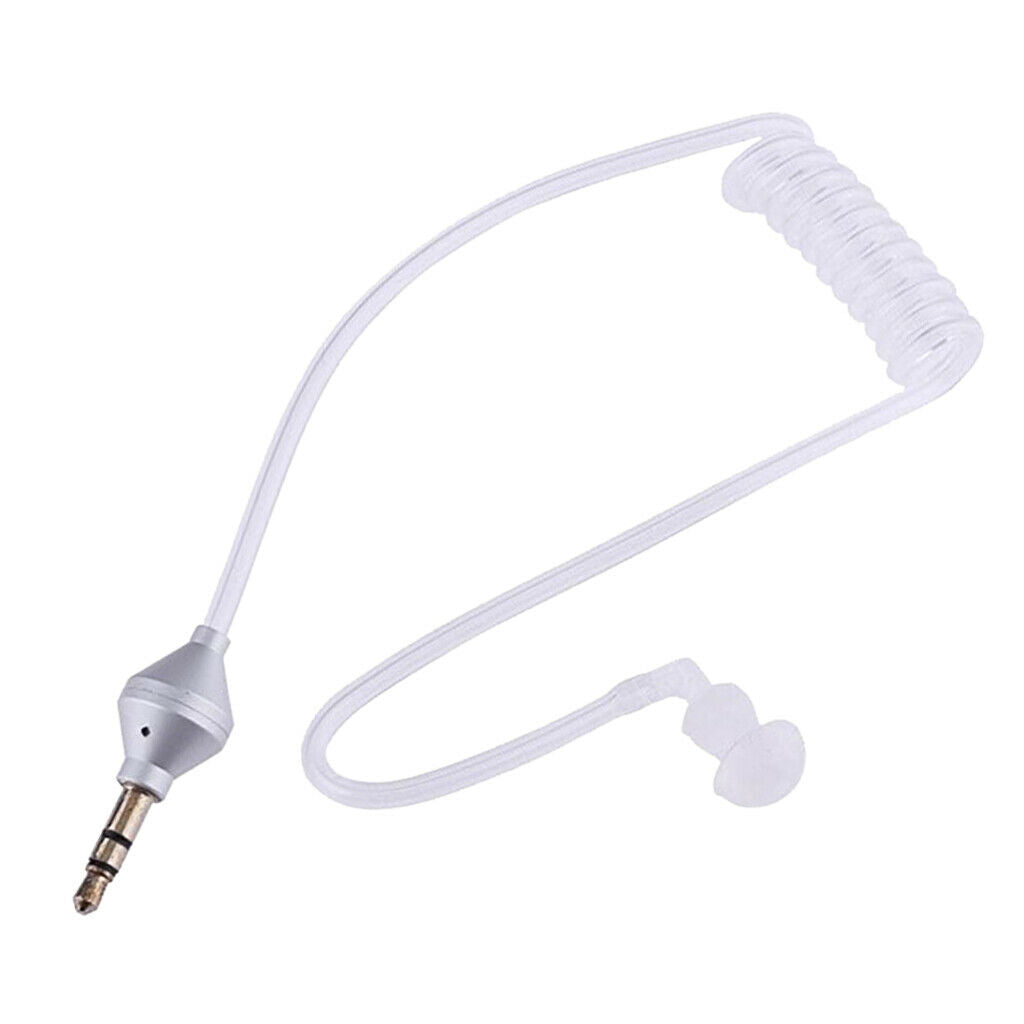 3.5mm Air Tube Headphone Headset Anti Radiation Stereo Mobile Earphone With Mic