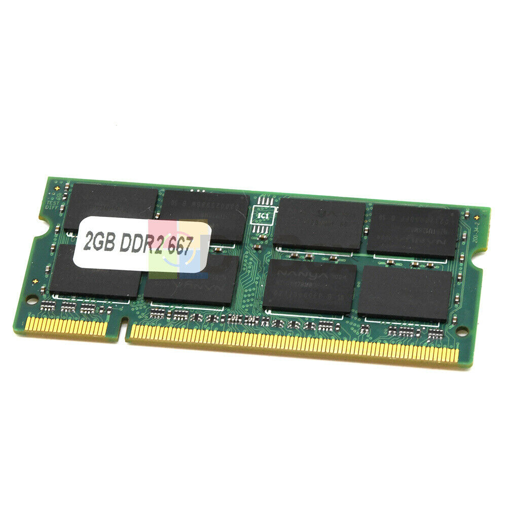 2GB DDR2 SODIMM PC5300 667MHz SDRAM DDR2 2GB 200Pin LAPTOP RAM PC2-5300