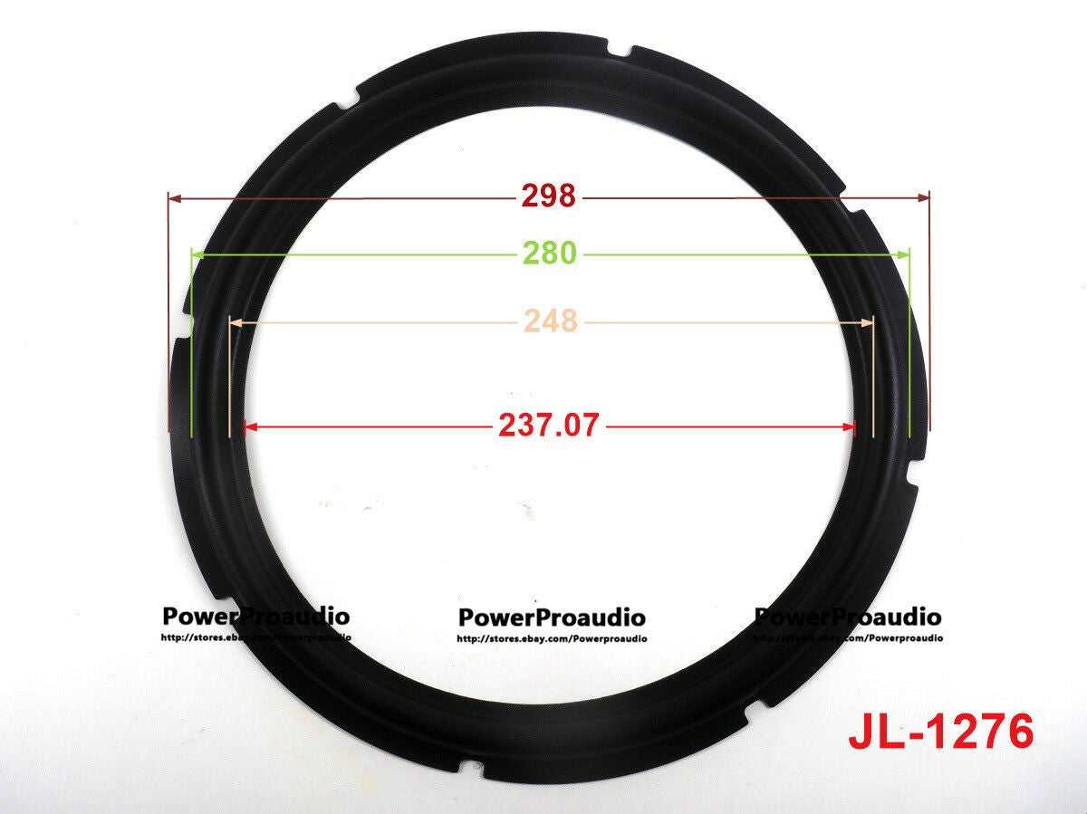 1piece 12 inch Subwoofer Rubber Surrounds 263 235 204 187 mm