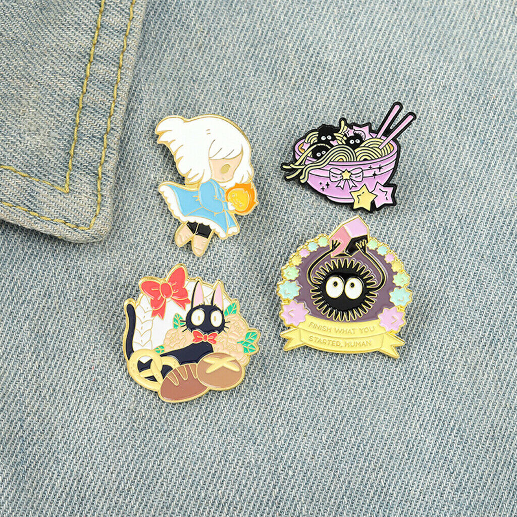 Anime Brooch Pins Set Cute for Women Men Clothes Decor Party Prom Wedding
