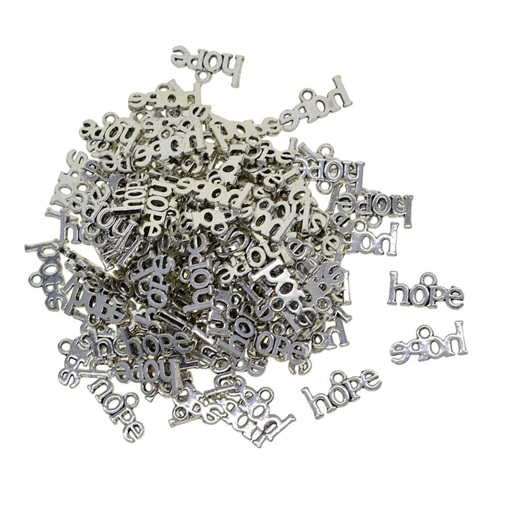 100x Alloy Pendants for Jewelry DIY Necklace Bracelets Findings Crafts