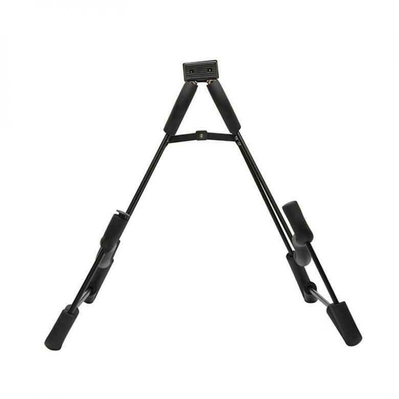 Guitar Stand Aluminum Alloy Folding Concise Style Soft Sponge Steel Frame Holder