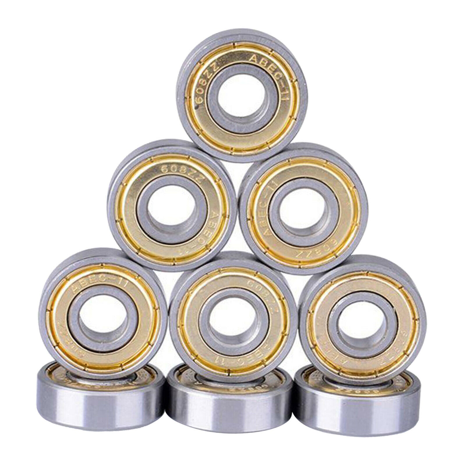 10x Quiet Abec-11 Skateboard Bearing LongBoard Skates Inline Wheel Roller 608ZZ