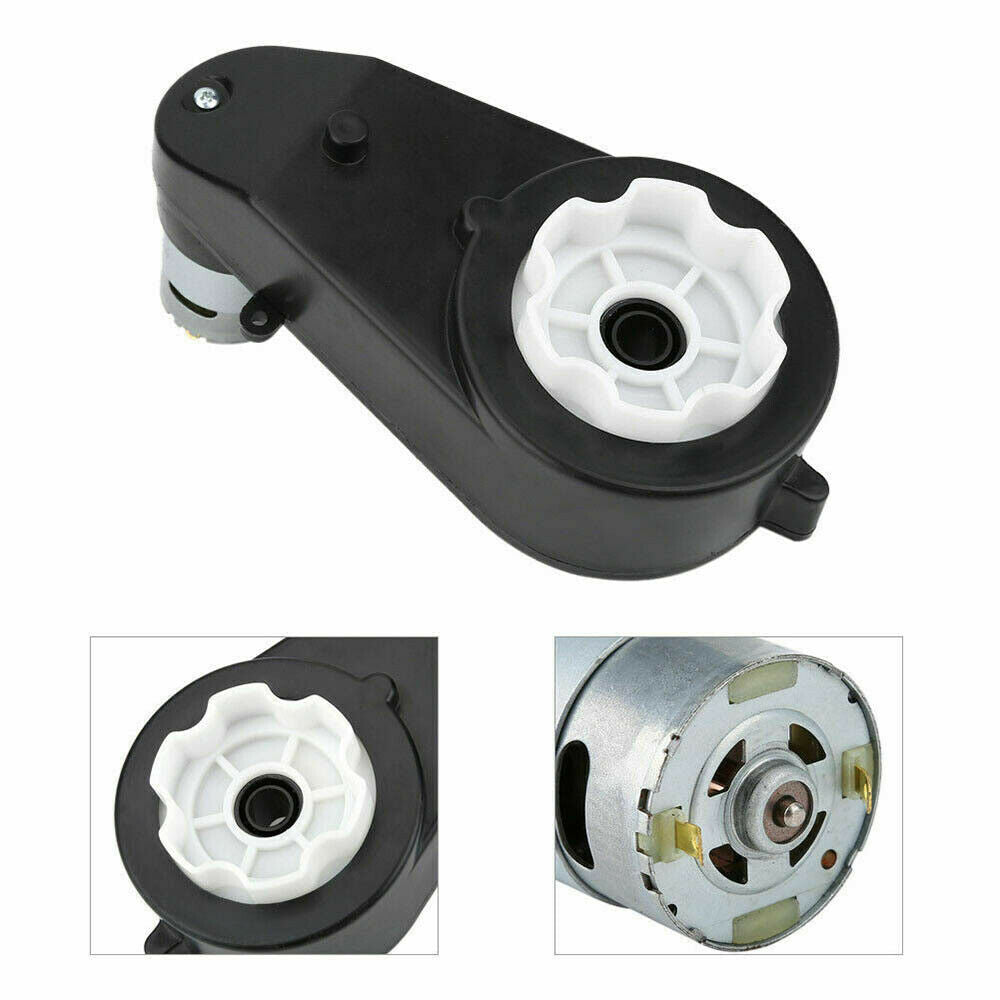 12V 550-30000 RPM Electric Motor Gear Box For Ride On Bike Car Children LIN
