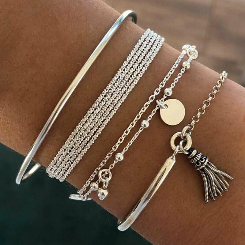 Shop-Story - Ariana Bracelet: Pack Of 4 Bracelets Stylish Ethnic