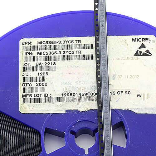 [100pcs] MIC5365-3.3YC5 LDO Regulator 3.3V 150mA SOT23-5