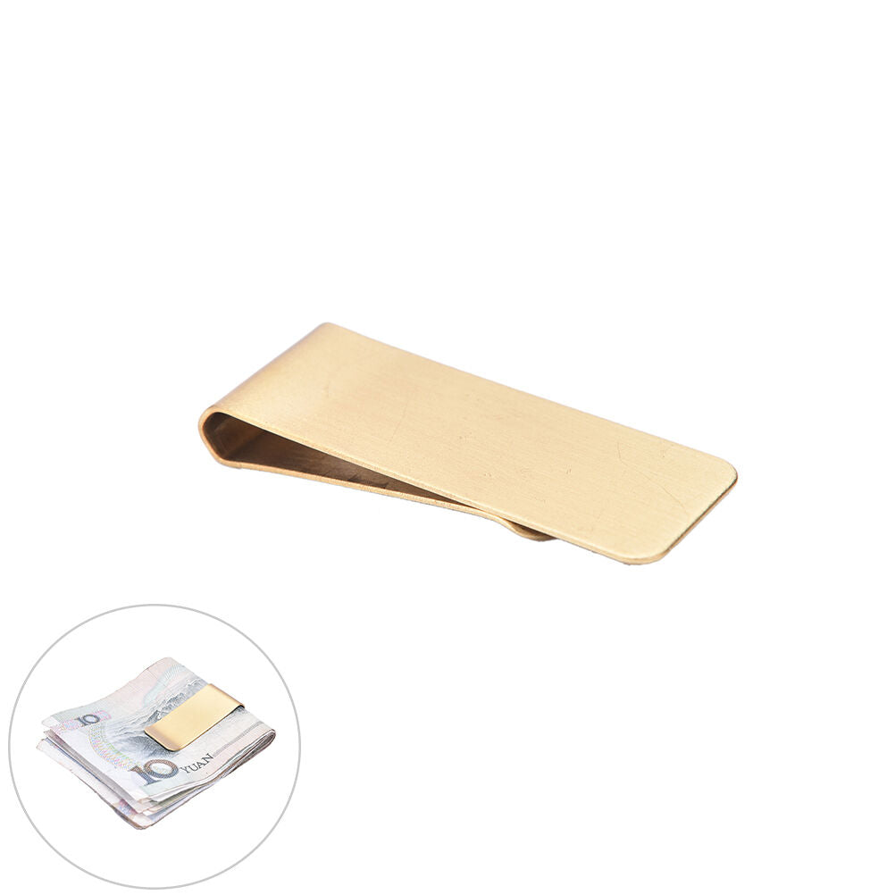 Fashion Simple Metal Money Clip 2 Colors Man Clamp Holder For Money Wallet.A XC