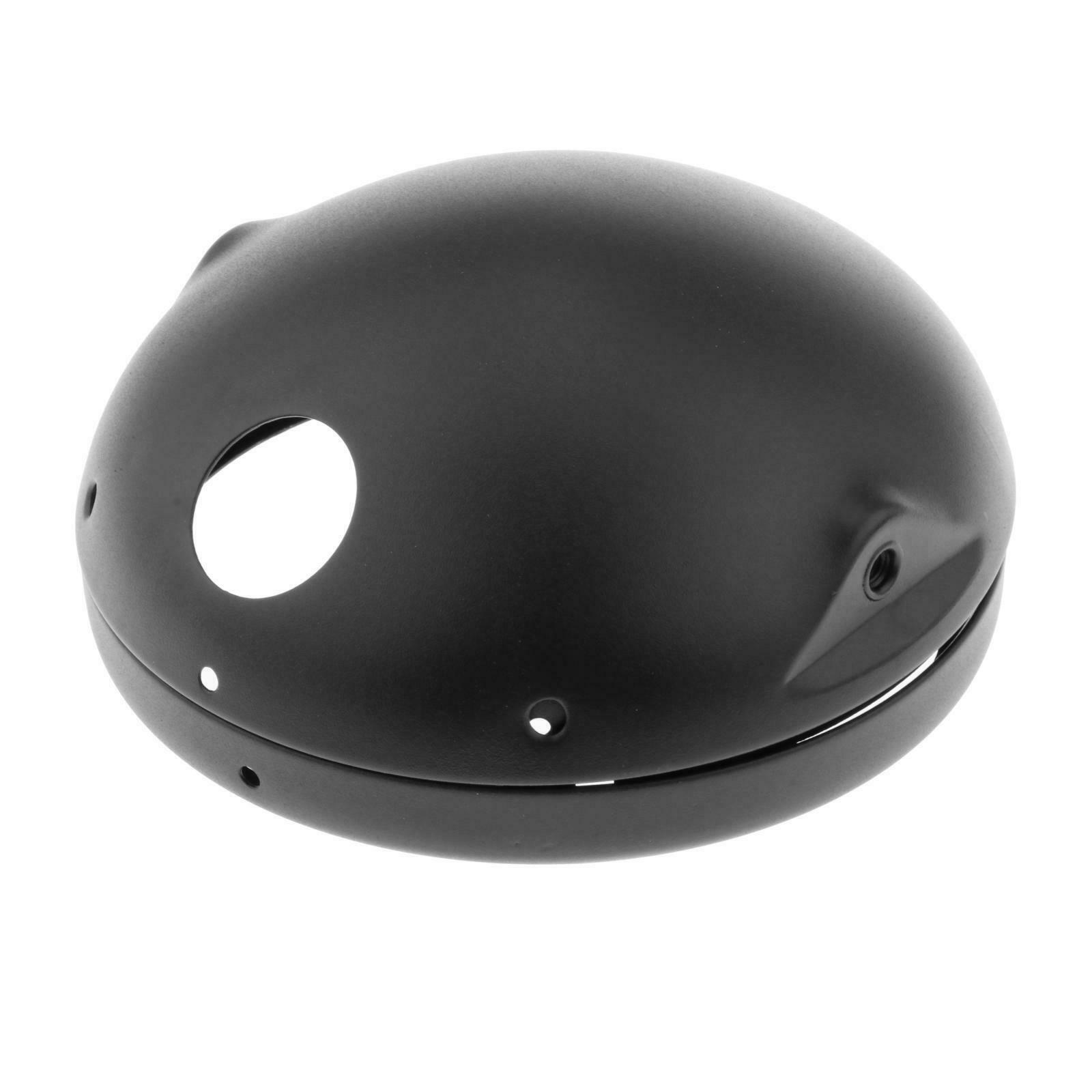 Universal 7" Motorcycle Front LED Headlight Housing Shell Bucket Accessories