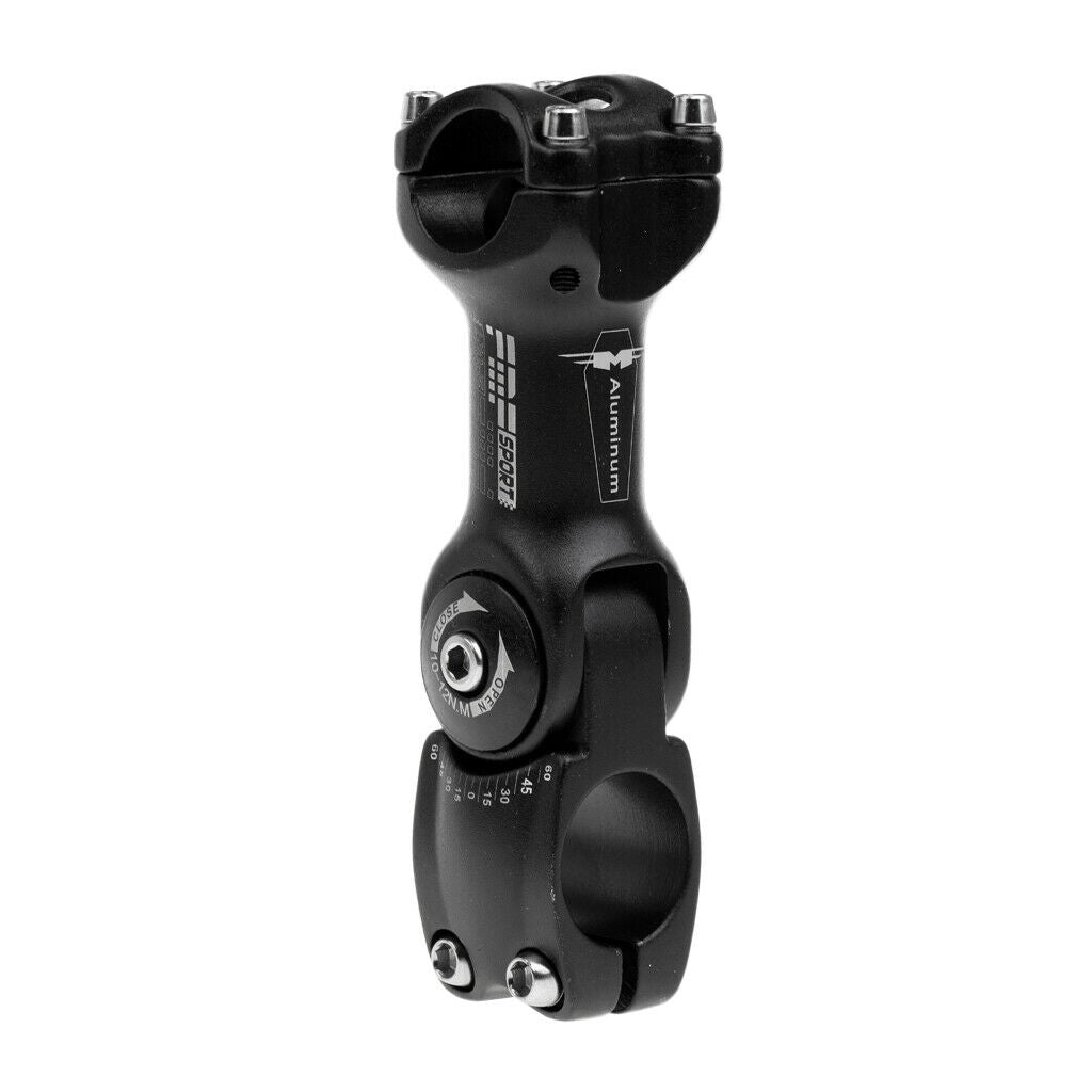 Bicycle Stem Angle Adjustable MTB Road Bike Handlebar Stem 25.4mm x 110mm