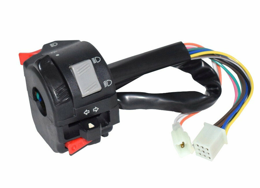 7/8" 22mm Motorcycle ATV Horn Turn Signal Light Headlight ON/OFF Switch Control