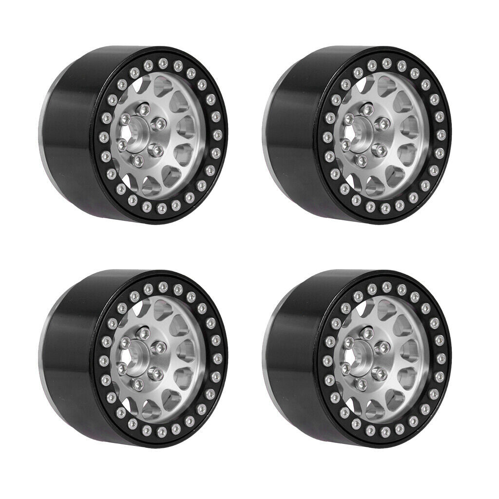 Metal 1.9" Beadlock Wheels Rims for Axial SCX10 II 90046 HPI  Spare