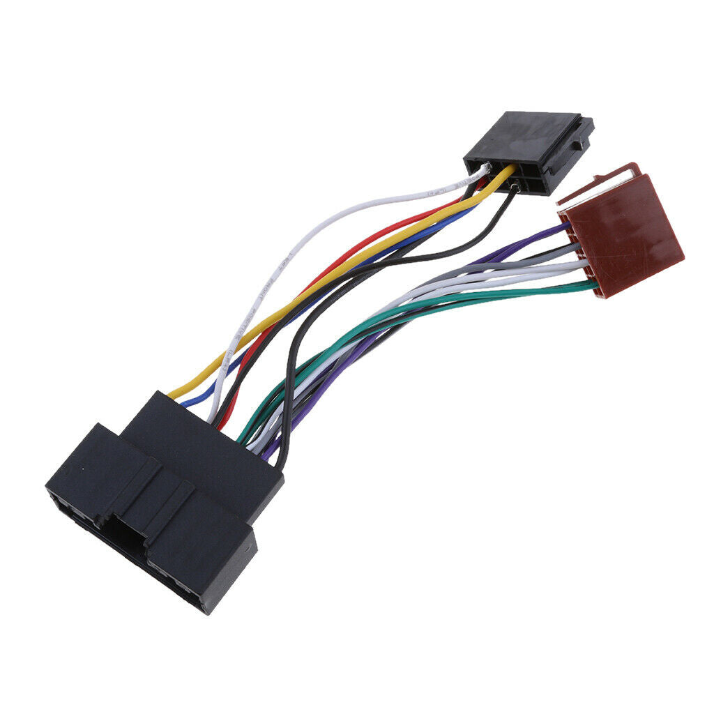 Car Radio Stereo Wiring Connections To ISO Connections Loom for Ford Fiesta